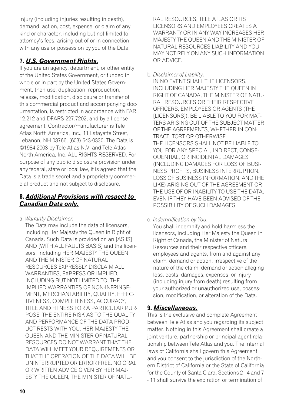 Pioneer AVIC-Z1 User Manual | Page 12 / 207