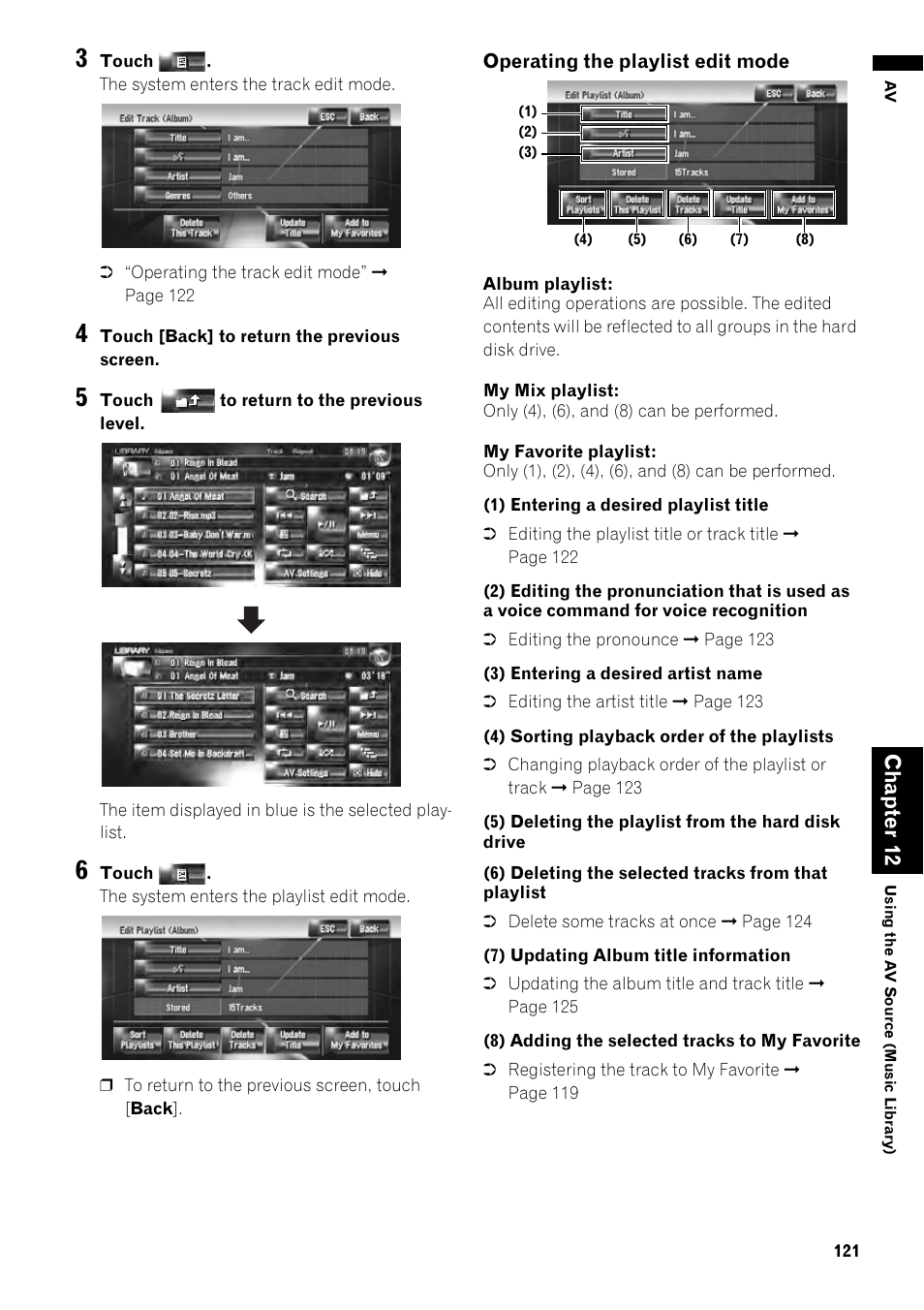 Cha pte r1 2 | Pioneer AVIC-Z1 User Manual | Page 123 / 207