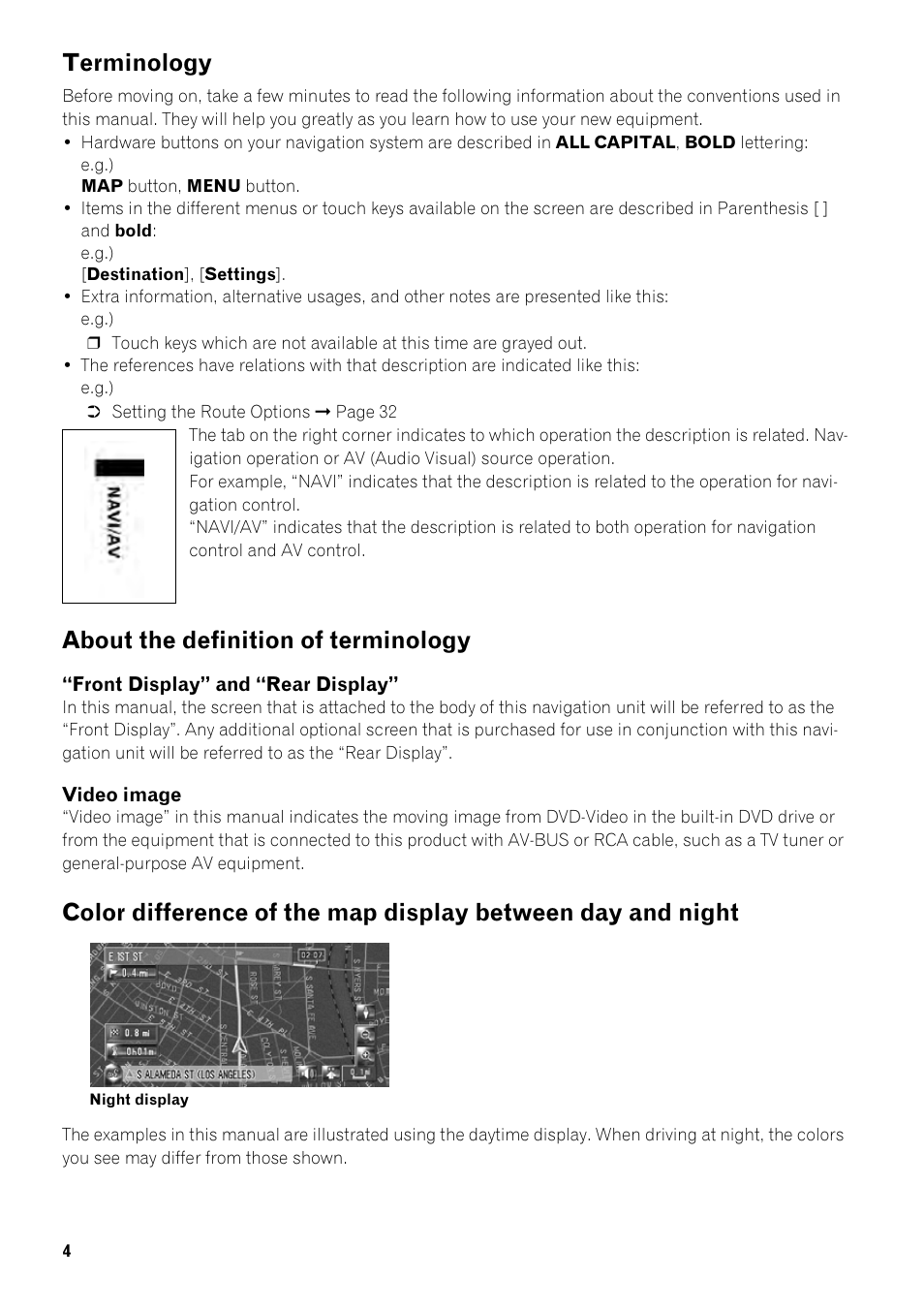 Terminology, About the definition of terminology | Pioneer AVIC-Z1 User Manual | Page 6 / 207