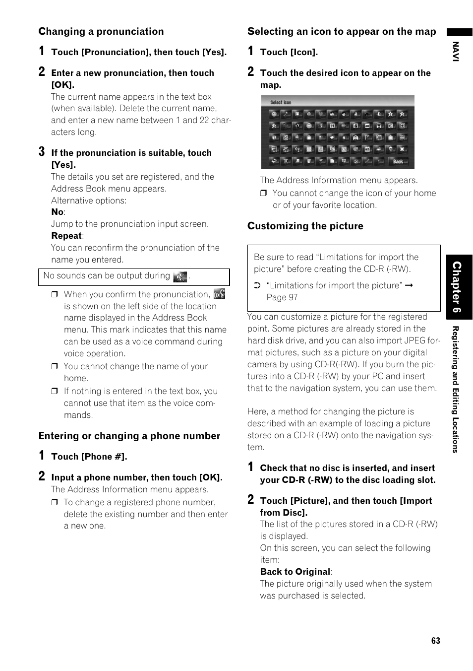 Pioneer AVIC-Z1 User Manual | Page 65 / 207