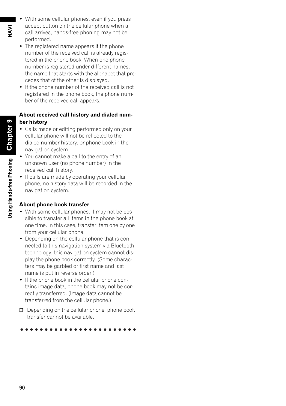Ch ap ter 9 | Pioneer AVIC-Z1 User Manual | Page 92 / 207
