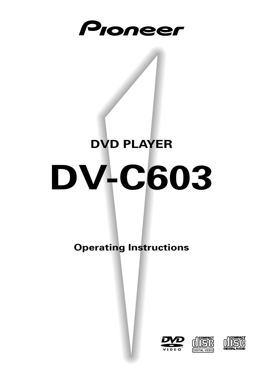 Pioneer DV-C603 User Manual | 64 pages