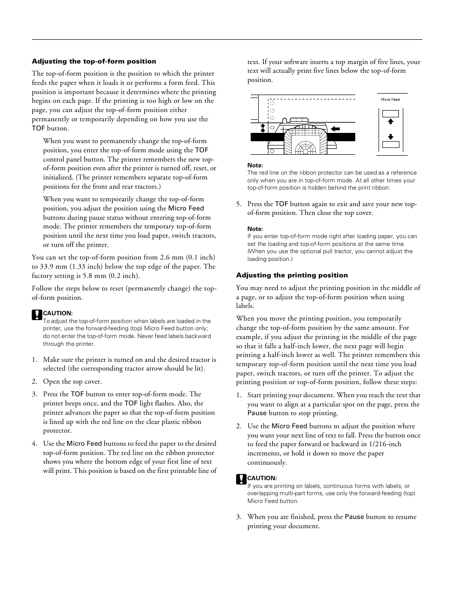 Pioneer Impact Printer DFX-8500 User Manual | Page 8 / 14