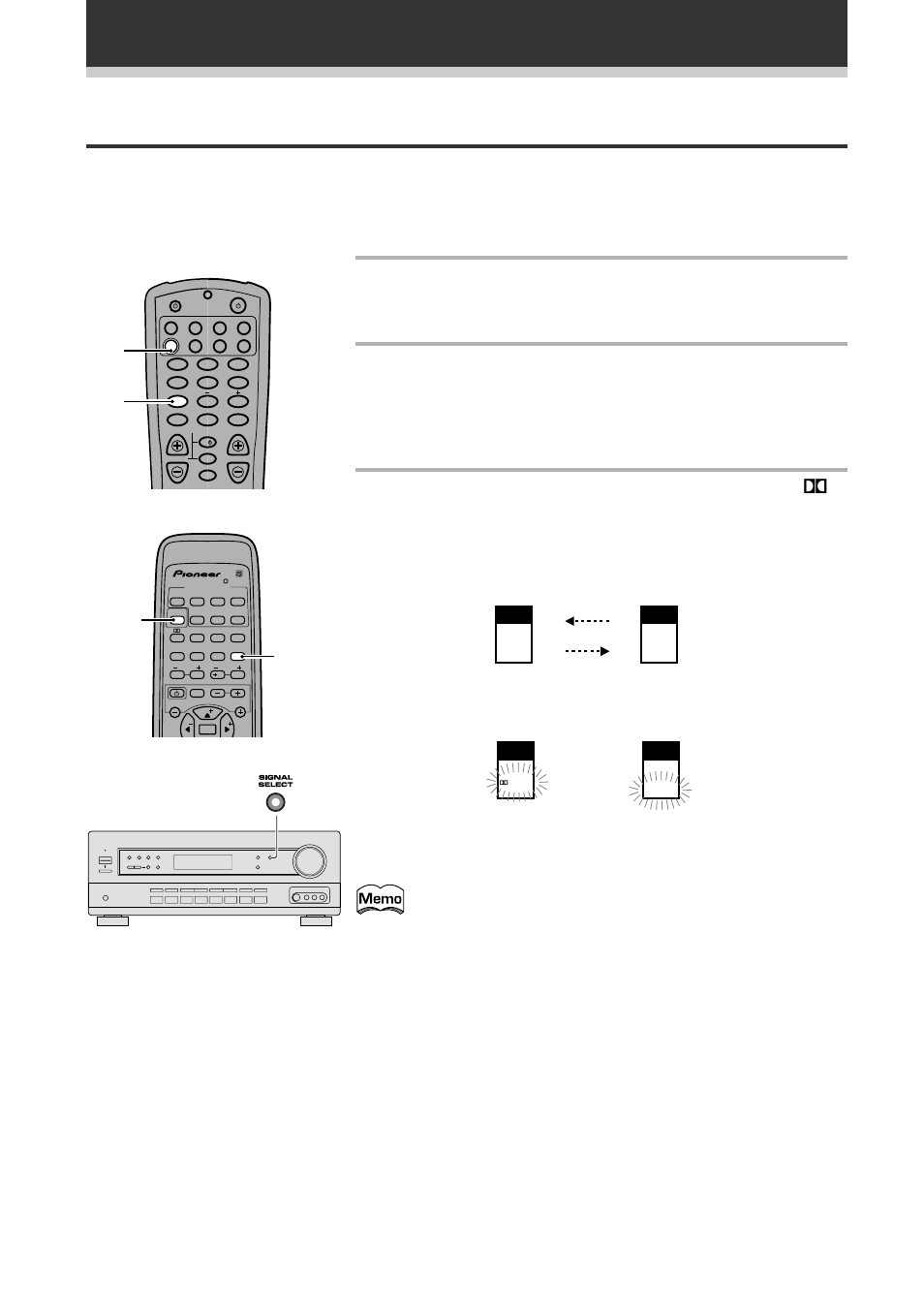 Switching analog/digital signal input, Sound modes | Pioneer VSX-709RDS User Manual | Page 36 / 68