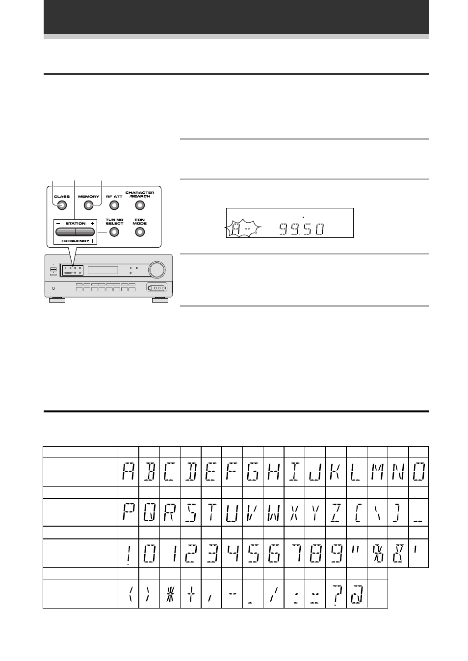 Memorizing stations, 3 press class to select one of the three classes | Pioneer VSX-709RDS User Manual | Page 44 / 68