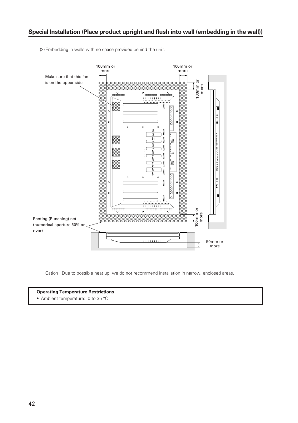 Pioneer Plasma Display Monitor 502MX User Manual | Page 42 / 143