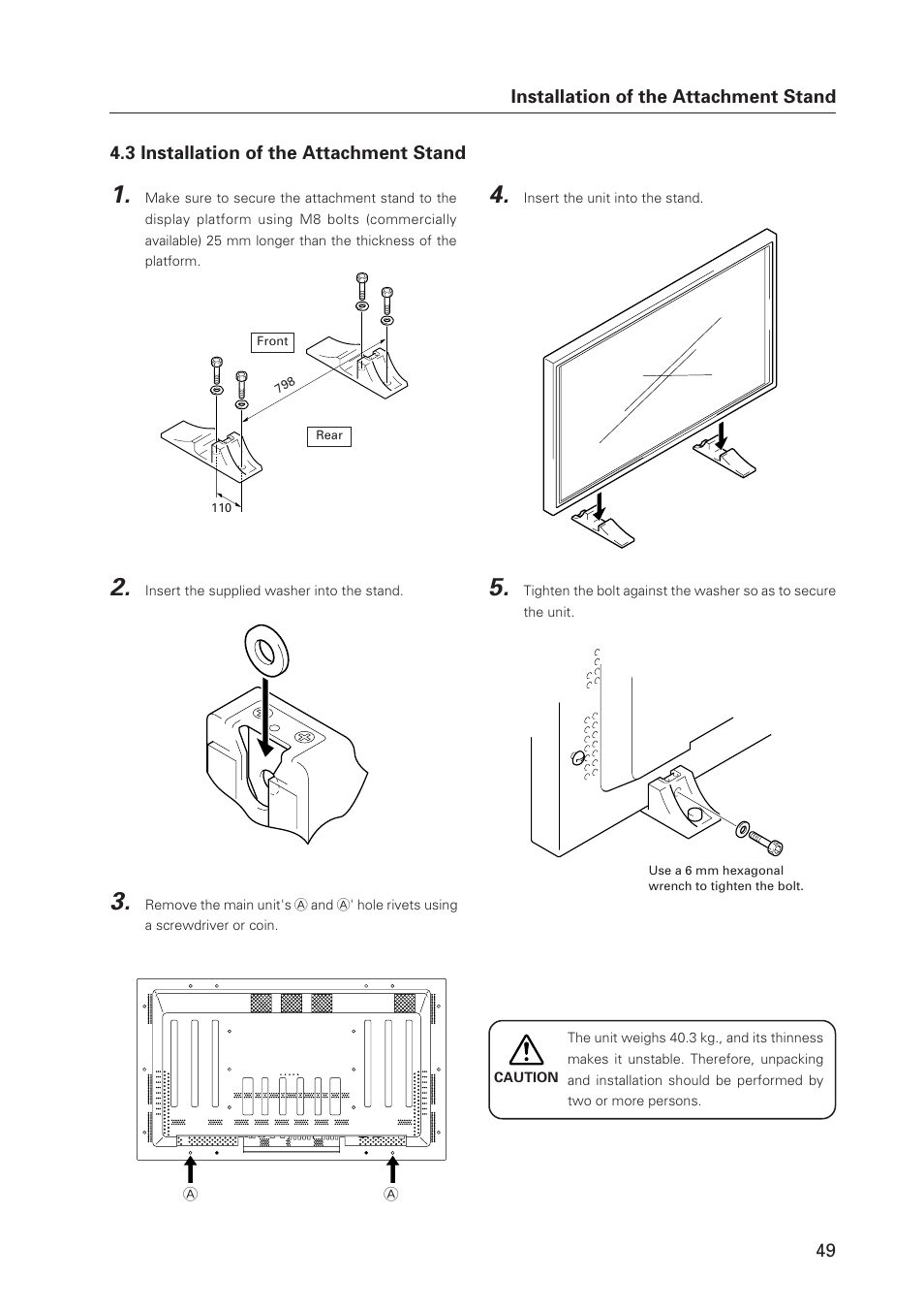 Pioneer Plasma Display Monitor 502MX User Manual | Page 49 / 143