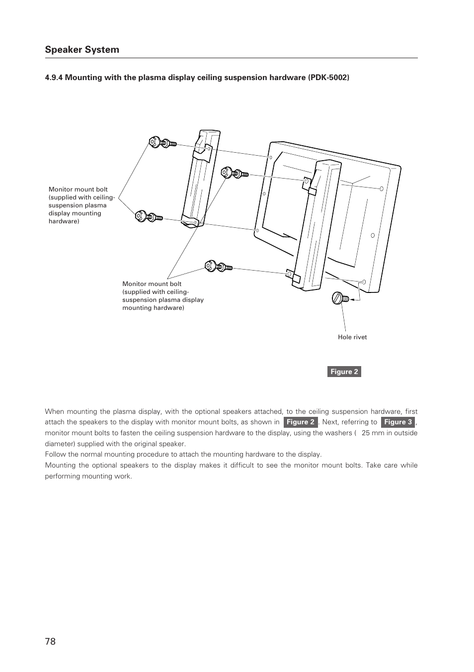 78 speaker system | Pioneer Plasma Display Monitor 502MX User Manual | Page 78 / 143