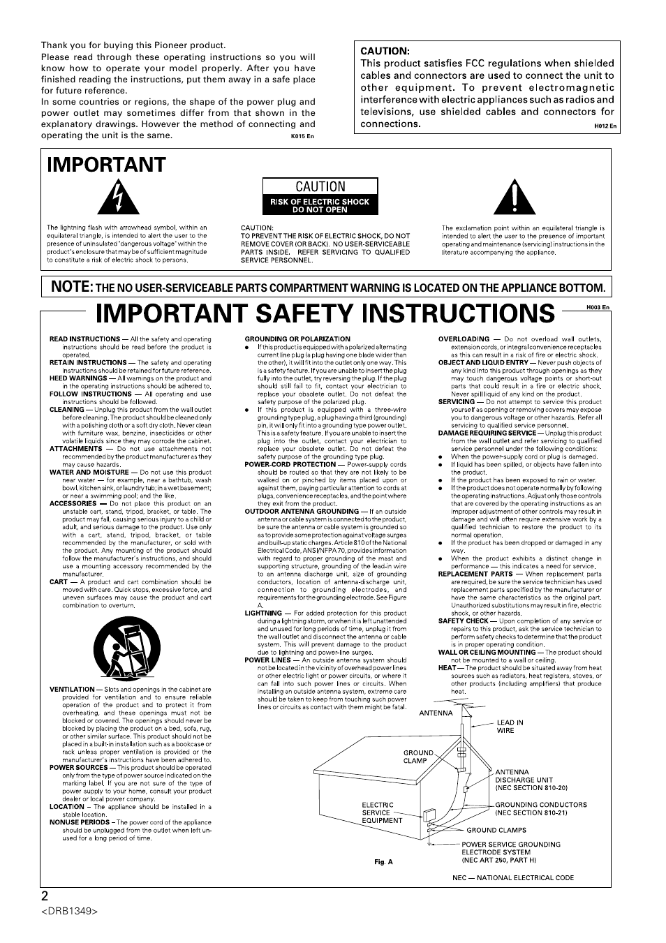 Pioneer DJm-909 User Manual | Page 2 / 28