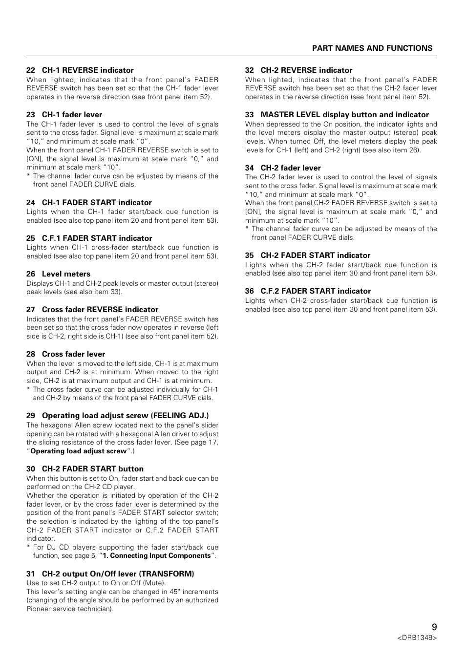 Pioneer DJm-909 User Manual | Page 9 / 28