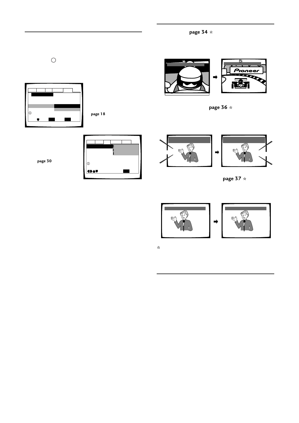 5wide range of dvd viewing options, Energy-saving design, Easy setup and adjustment using on-screen menus | Multi-angle (page 34), Multiple languages (page 36), Multi-language subtitles (page 37), Hello hola | Pioneer DV-C36 User Manual | Page 5 / 64