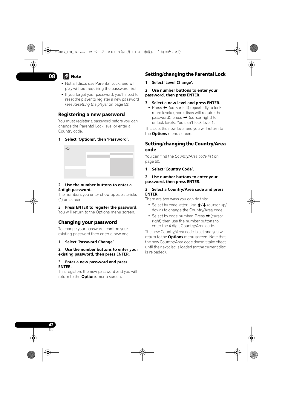 Pioneer DV-610AV-K User Manual | Page 42 / 62