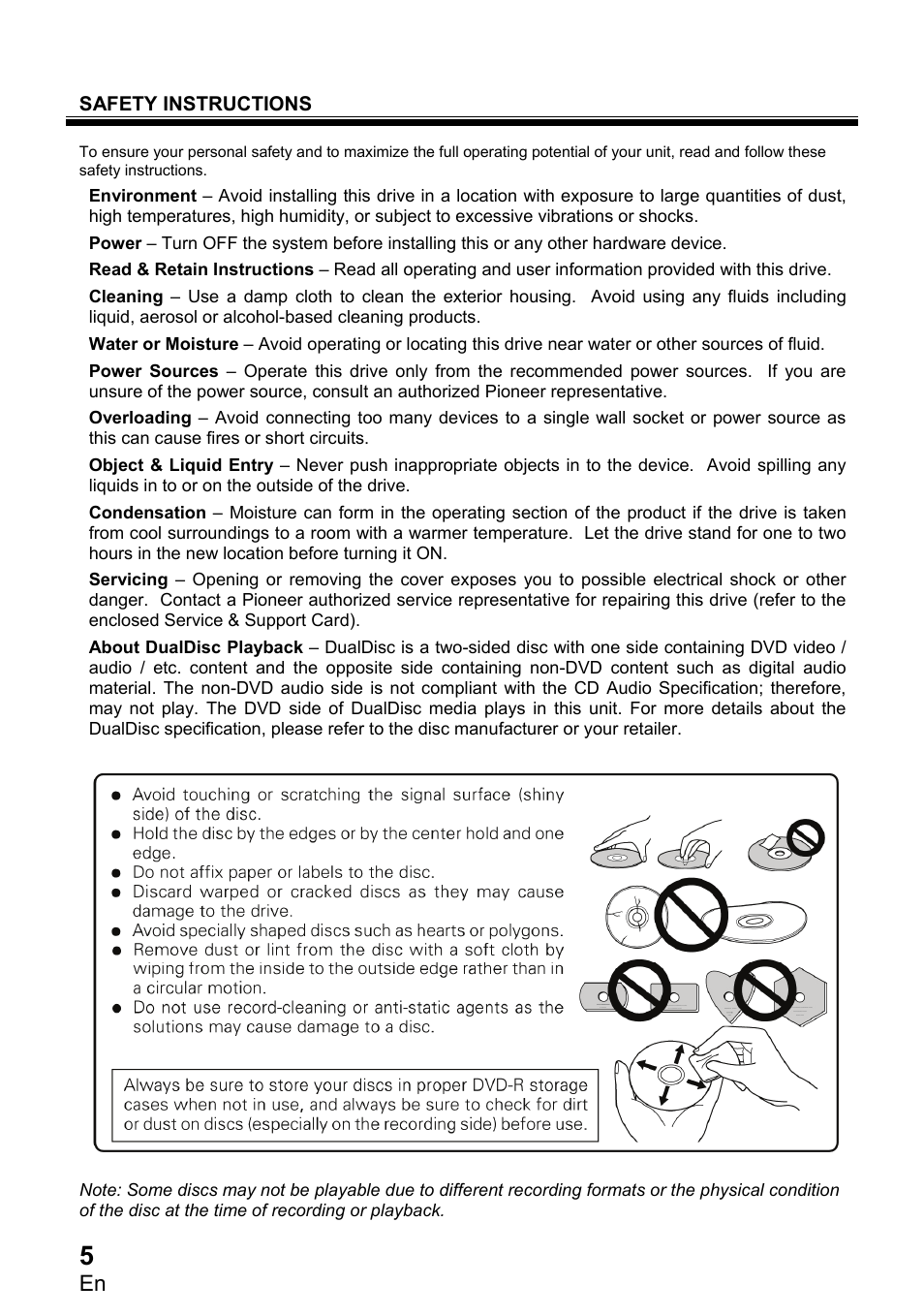 Pioneer DVR1910LS User Manual | Page 6 / 32