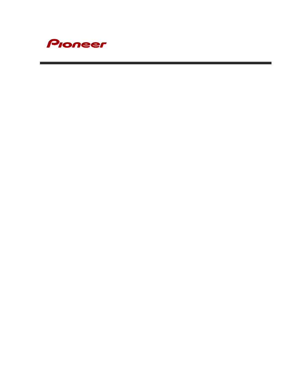 Pioneer PRV-9000 User Manual | 7 pages