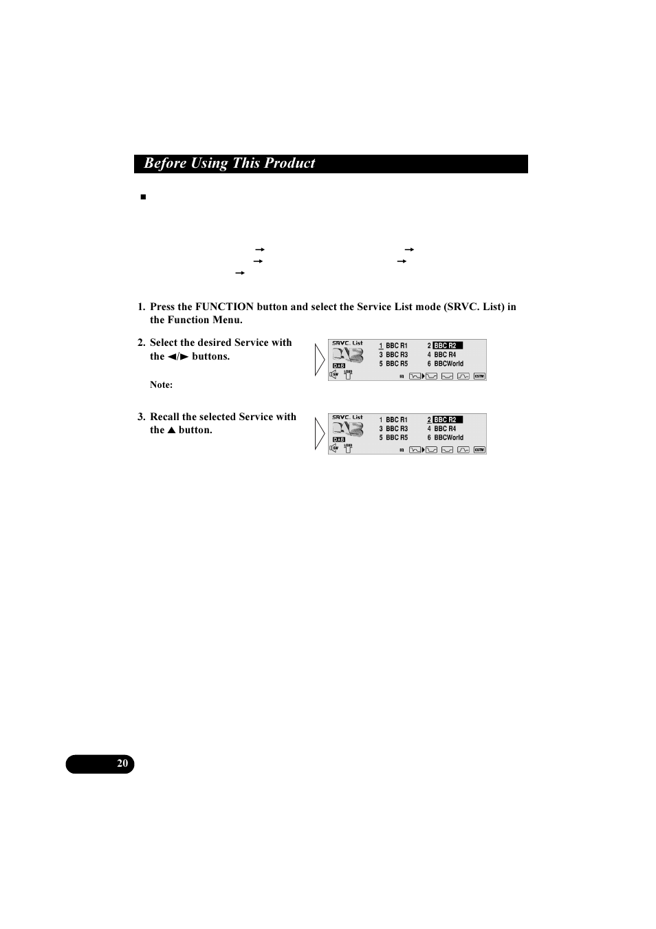 Hiruh 8vlqj 7klv 3urgxfw | Pioneer DEH-P8100R User Manual | Page 20 / 82