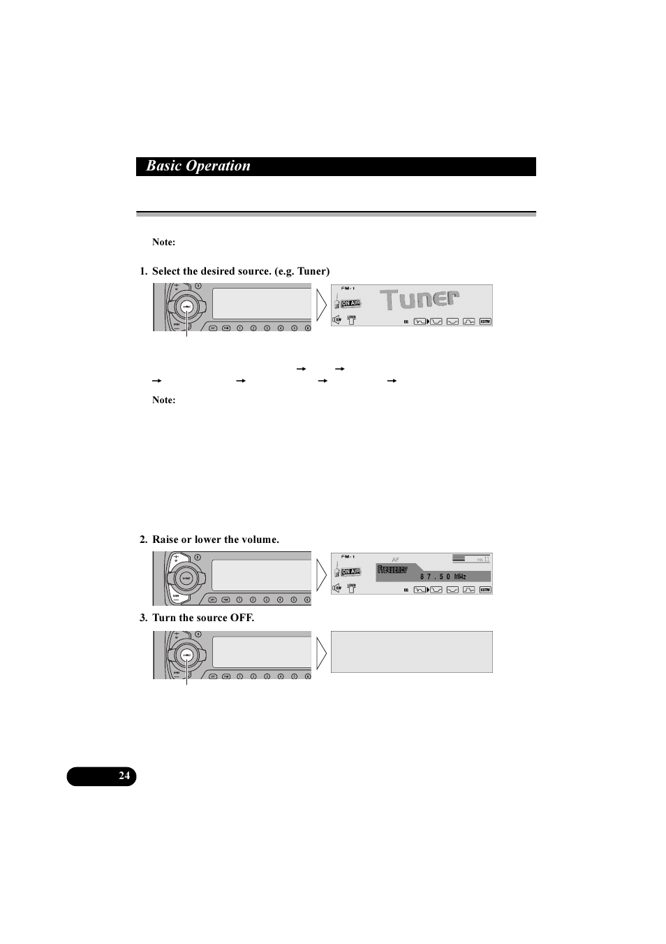 Dvlf 2shudwlrq | Pioneer DEH-P8100R User Manual | Page 24 / 82