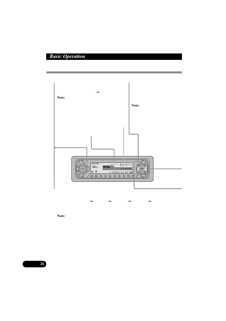 Dvlf 2shudwlrq, Basic operation of built-in cd player | Pioneer DEH-P8100R User Manual | Page 26 / 82