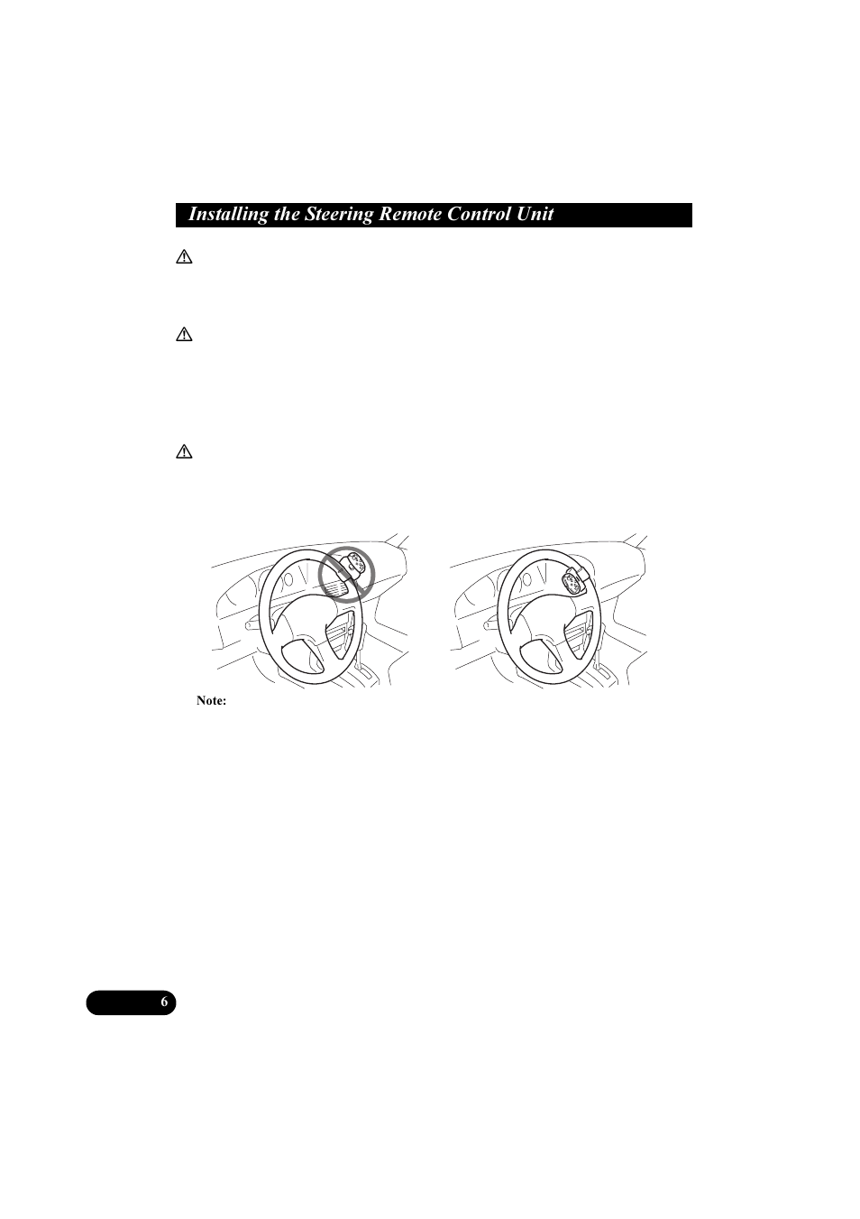 Qvwdoolqj wkh 6whhulqj 5hprwh &rqwuro 8qlw | Pioneer DEH-P8100R User Manual | Page 6 / 82