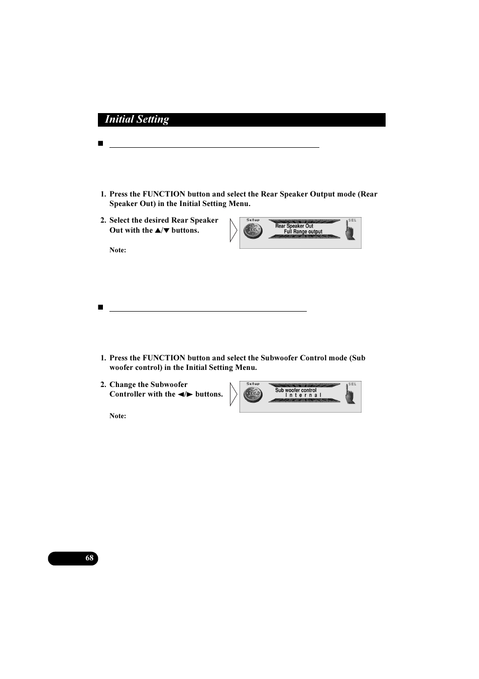 Qlwldo 6hwwlqj | Pioneer DEH-P8100R User Manual | Page 68 / 82