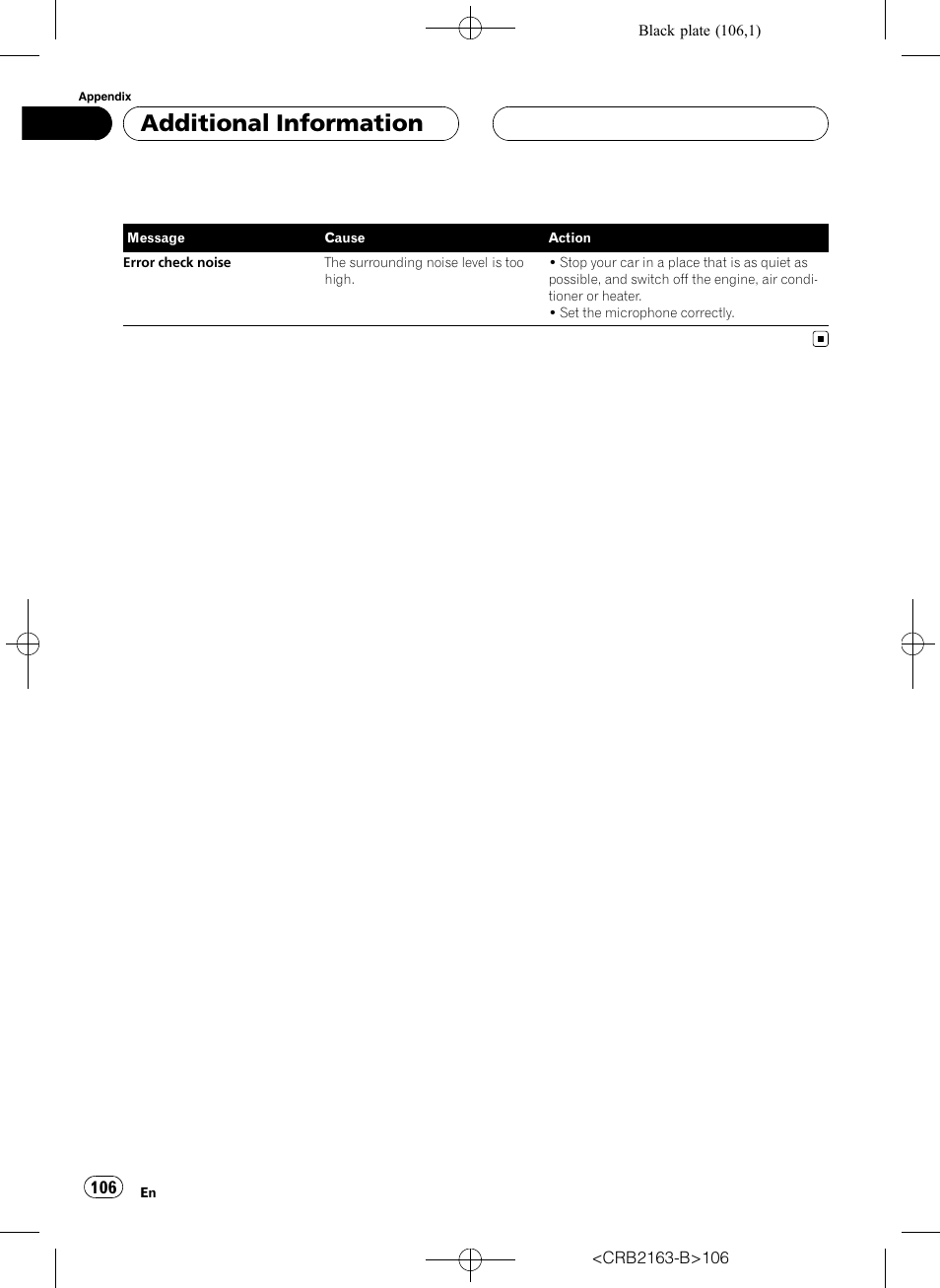 Additional information | Pioneer Super Tuner III D AVH-P6850DVD User Manual | Page 106 / 120
