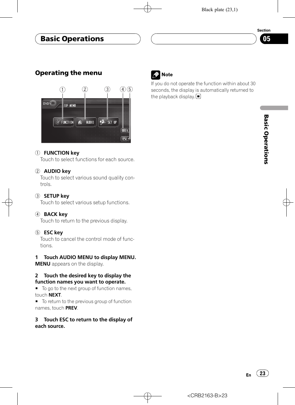 Basic operations | Pioneer Super Tuner III D AVH-P6850DVD User Manual | Page 23 / 120