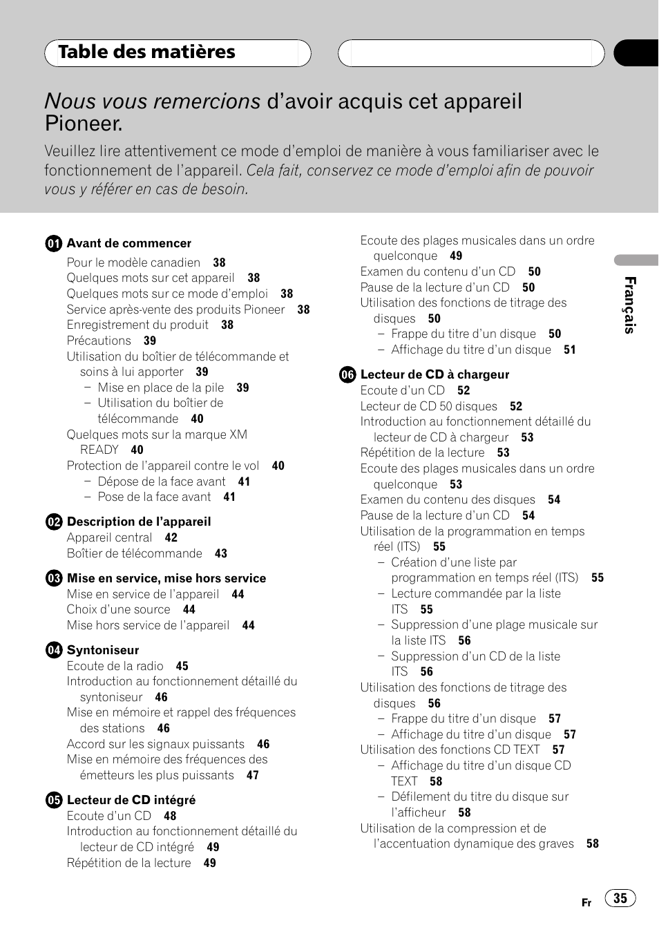 Pioneer DEH-P250 User Manual | Page 35 / 104