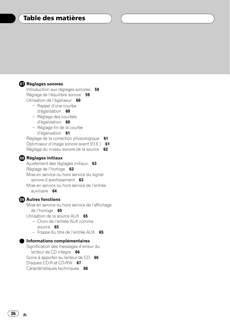 Pioneer DEH-P250 User Manual | Page 36 / 104