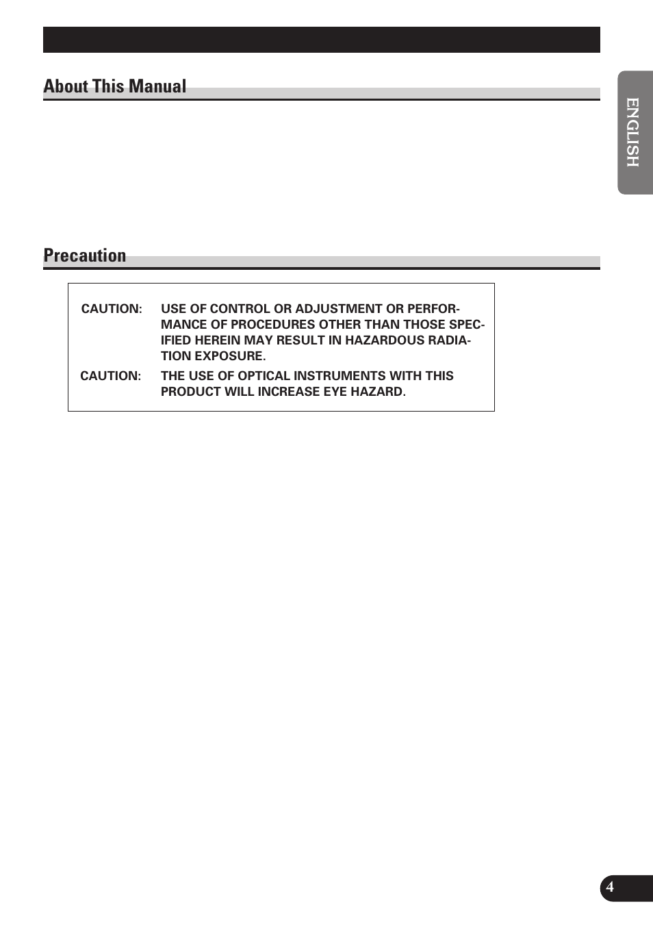 Before using this product, About this manual, Precaution | Pioneer DEH-P3150 User Manual | Page 5 / 116