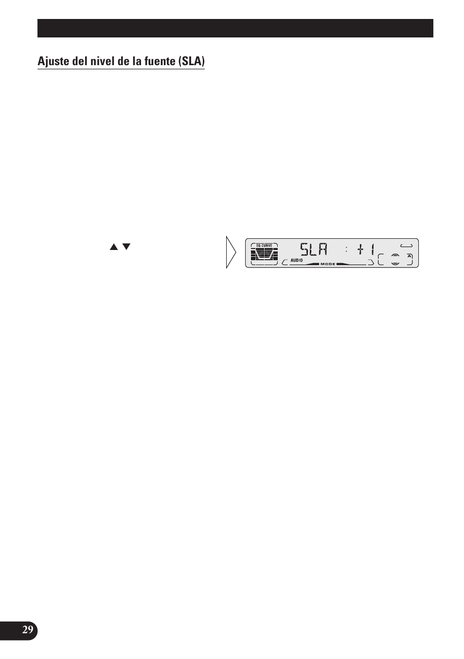 Ajuste del nivel de la fuente (sla), Ajuste de audio | Pioneer DEH-P3150 User Manual | Page 68 / 116