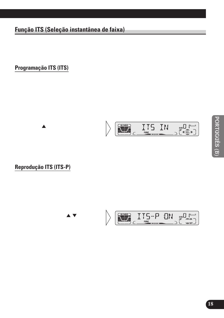 Função its (seleção instantânea de faixa), Programação its (its), Reprodução its (its-p) | Pioneer DEH-P3150 User Manual | Page 95 / 116