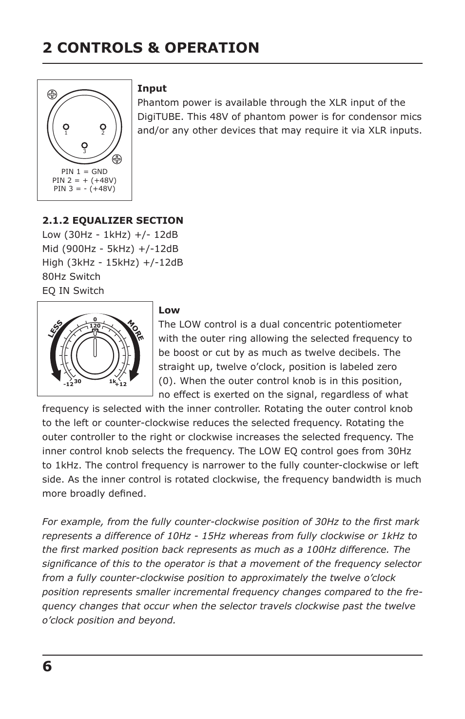 62 controls & operation | PreSonus DigiTUBE User Manual | Page 8 / 17