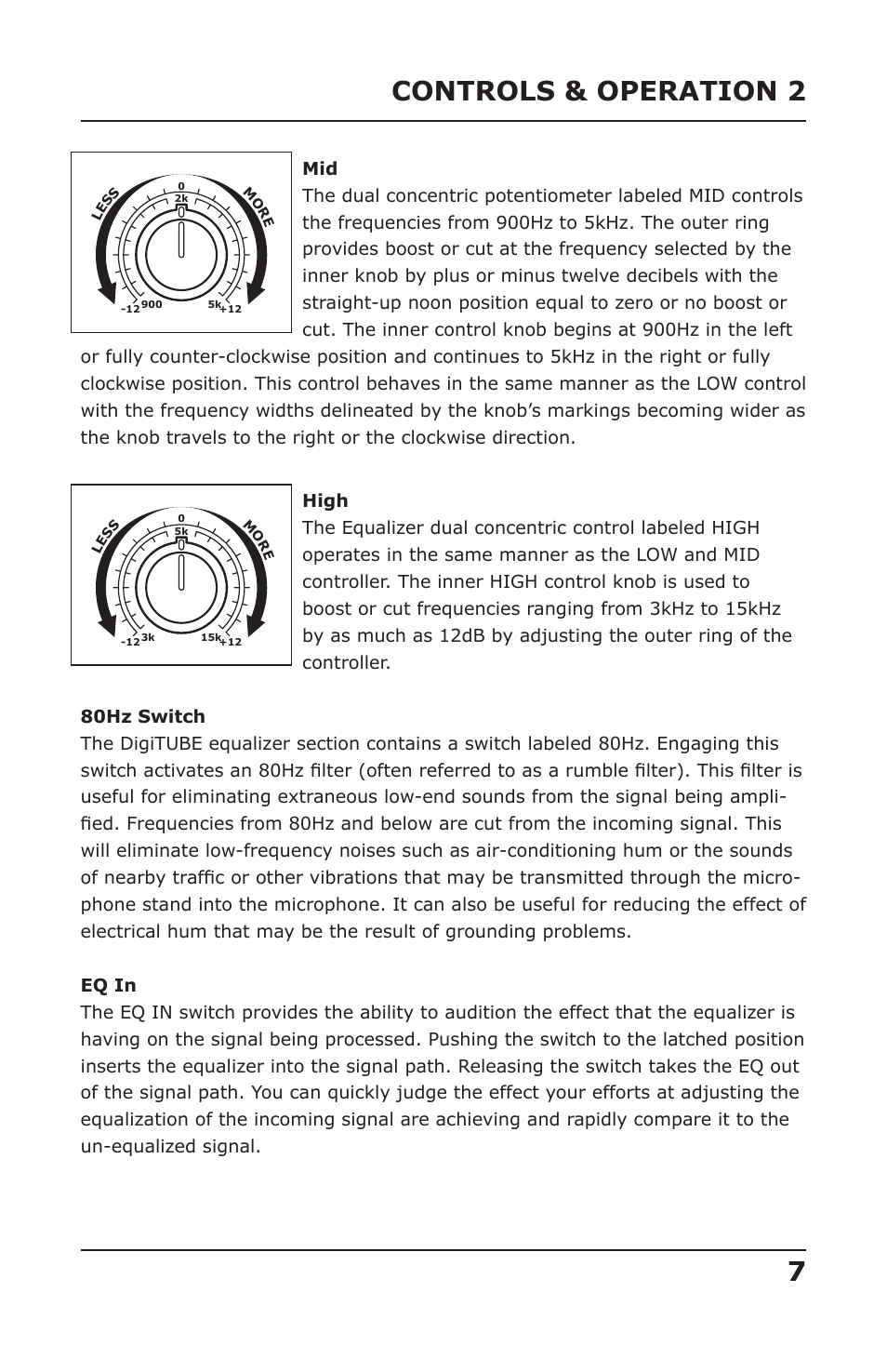 Controls & operation 2 7 | PreSonus DigiTUBE User Manual | Page 9 / 17