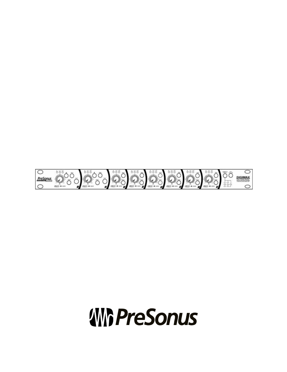 PreSonus DigiMax 96k User Manual | 22 pages