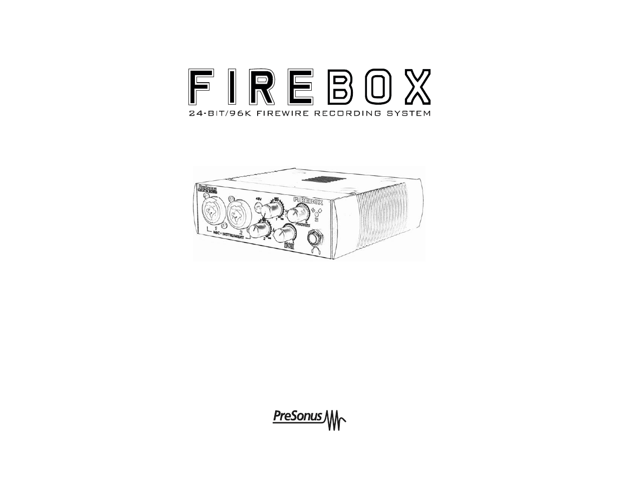 PreSonus FireBox User Manual | 29 pages