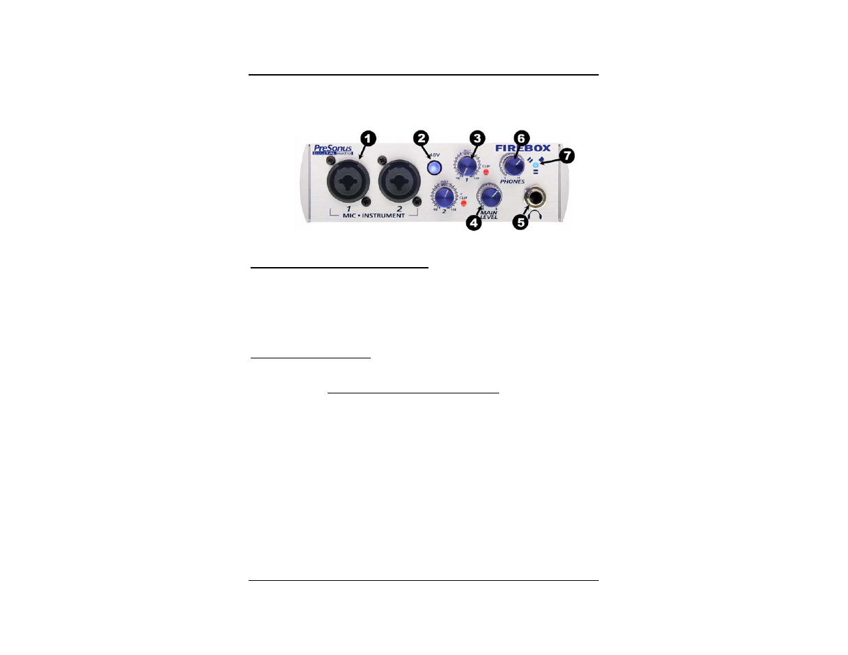 3 controls and connections 16 | PreSonus FireBox User Manual | Page 16 / 29