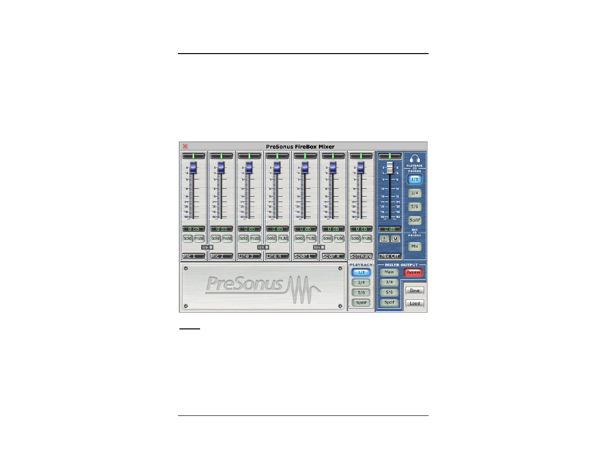 4 mixer 20 | PreSonus FireBox User Manual | Page 20 / 29