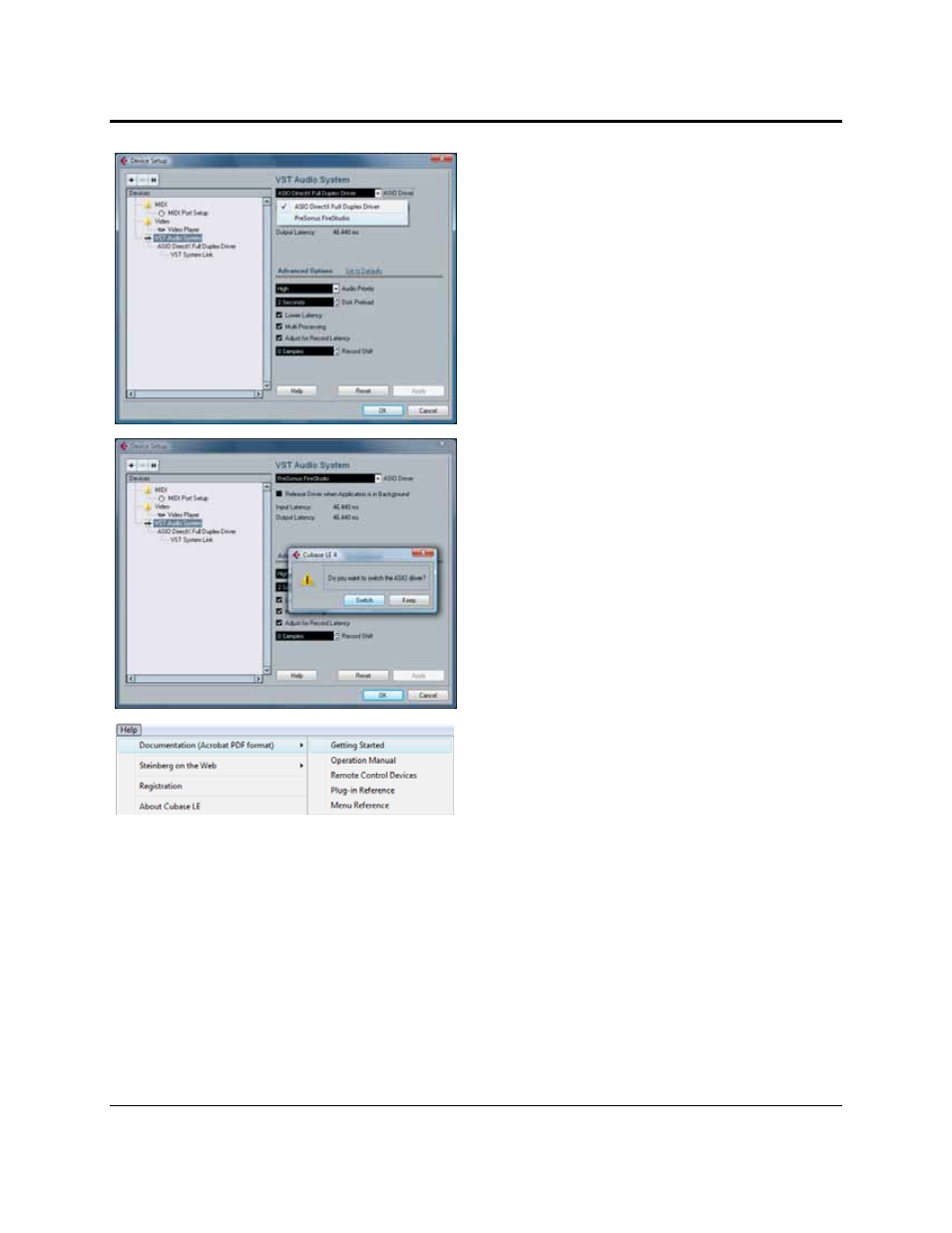 Operation, Asio driver, Getting started | Operation manual | Presonus Audio electronic Recording Interface w/ Eight Microphone Preamplifiers Version 1.0 User Manual | Page 12 / 30