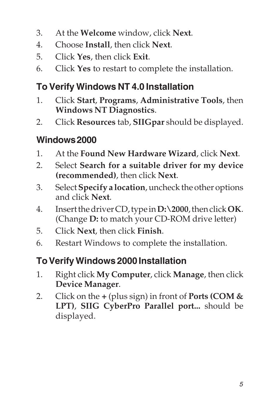 Parallels 04-0358C User Manual | Page 5 / 12