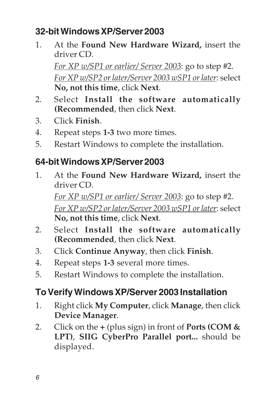 Parallels 04-0358C User Manual | Page 6 / 12