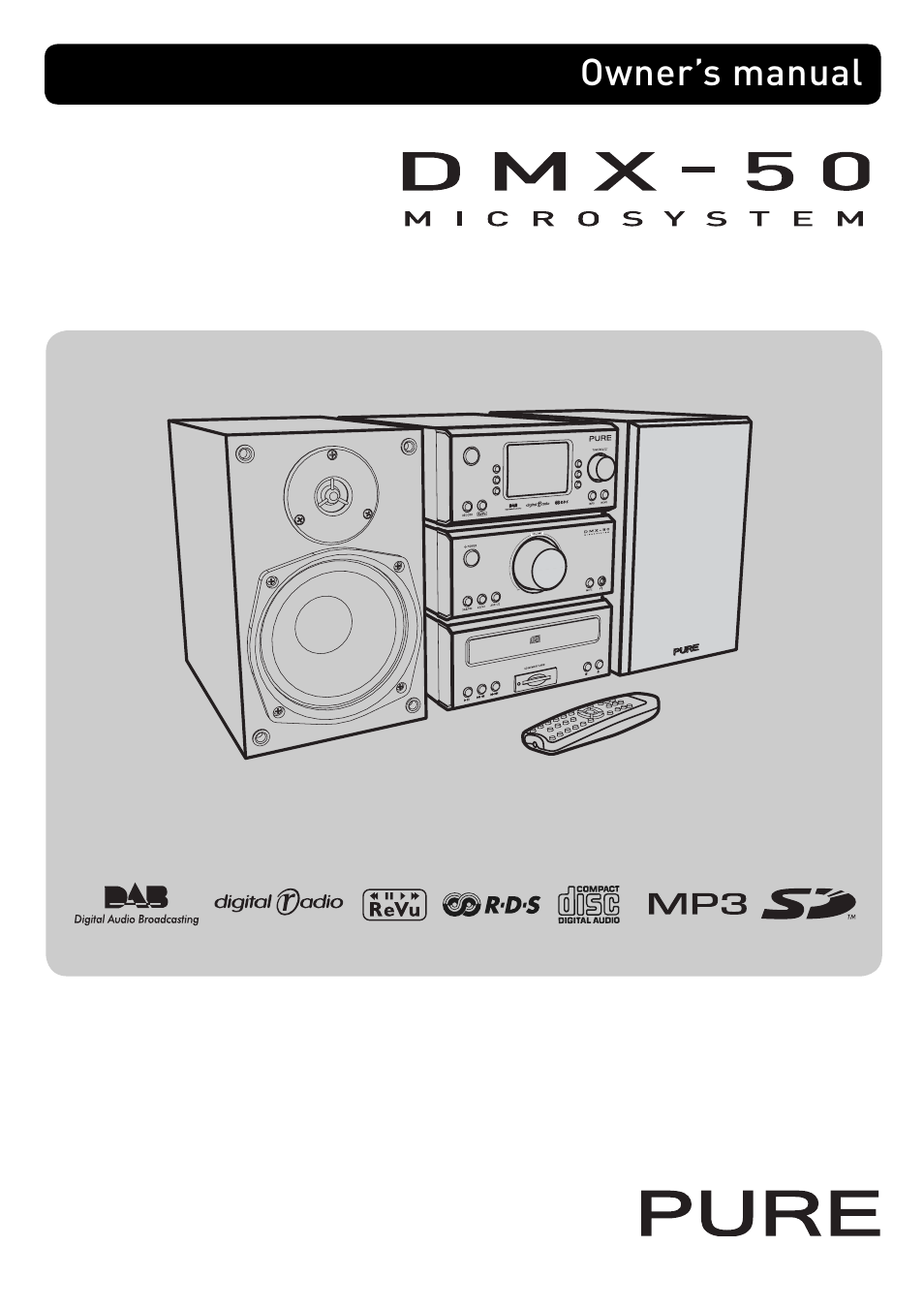 Pure Acoustics DMX-50 User Manual | 22 pages