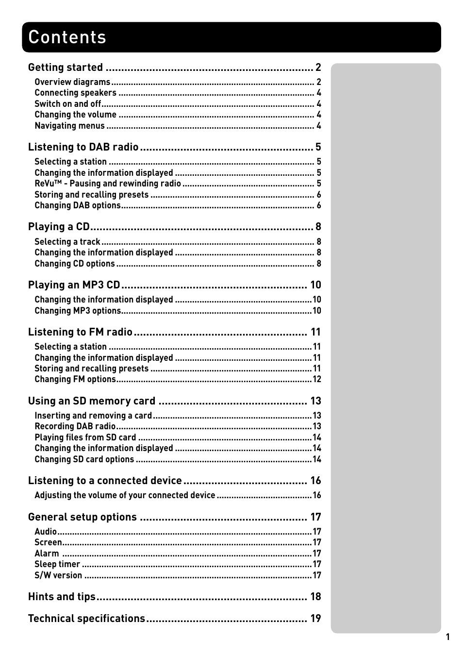 Pure Acoustics DMX-50 User Manual | Page 3 / 22