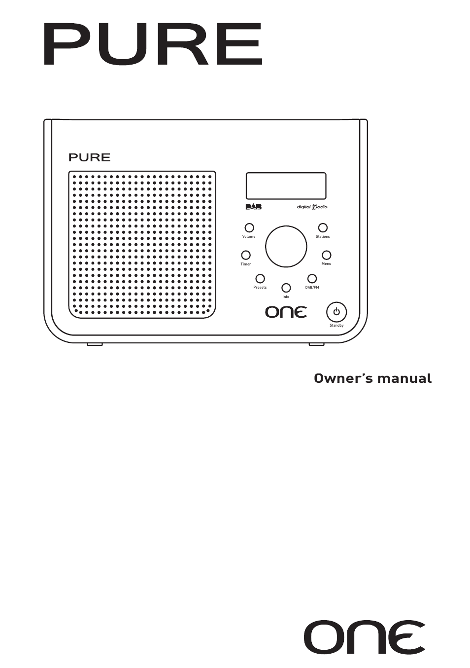 Pure ONE User Manual | 16 pages