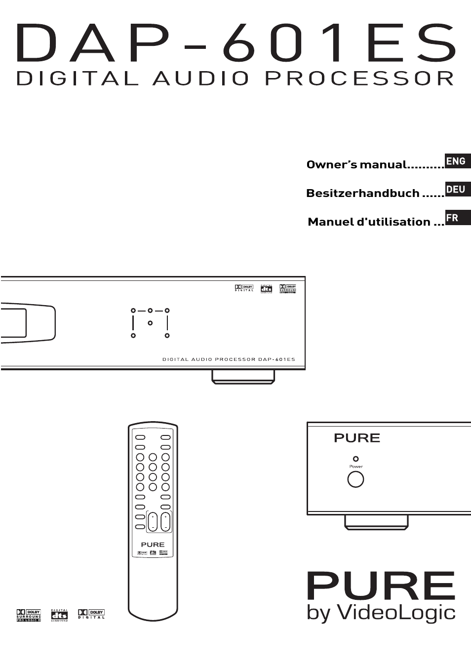 Pure Acoustics DAP-601ES User Manual | 36 pages