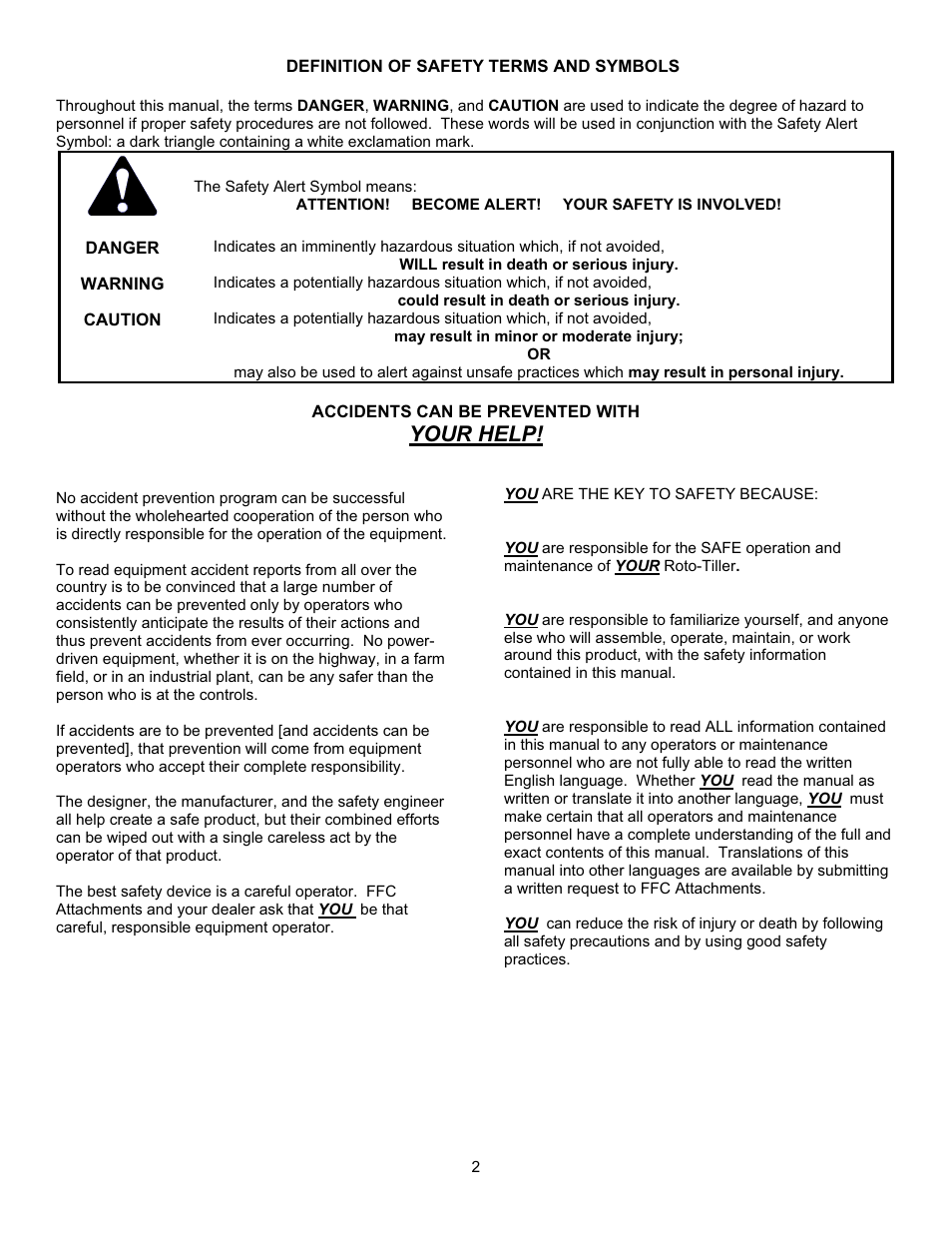 Your help | Paladin Tools LAF3452 User Manual | Page 4 / 15