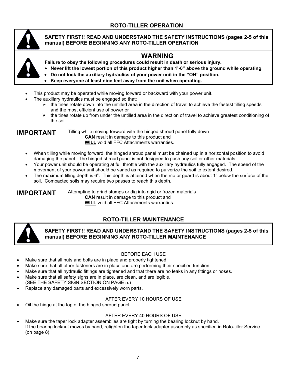Warning, Important | Paladin Tools LAF3452 User Manual | Page 9 / 15