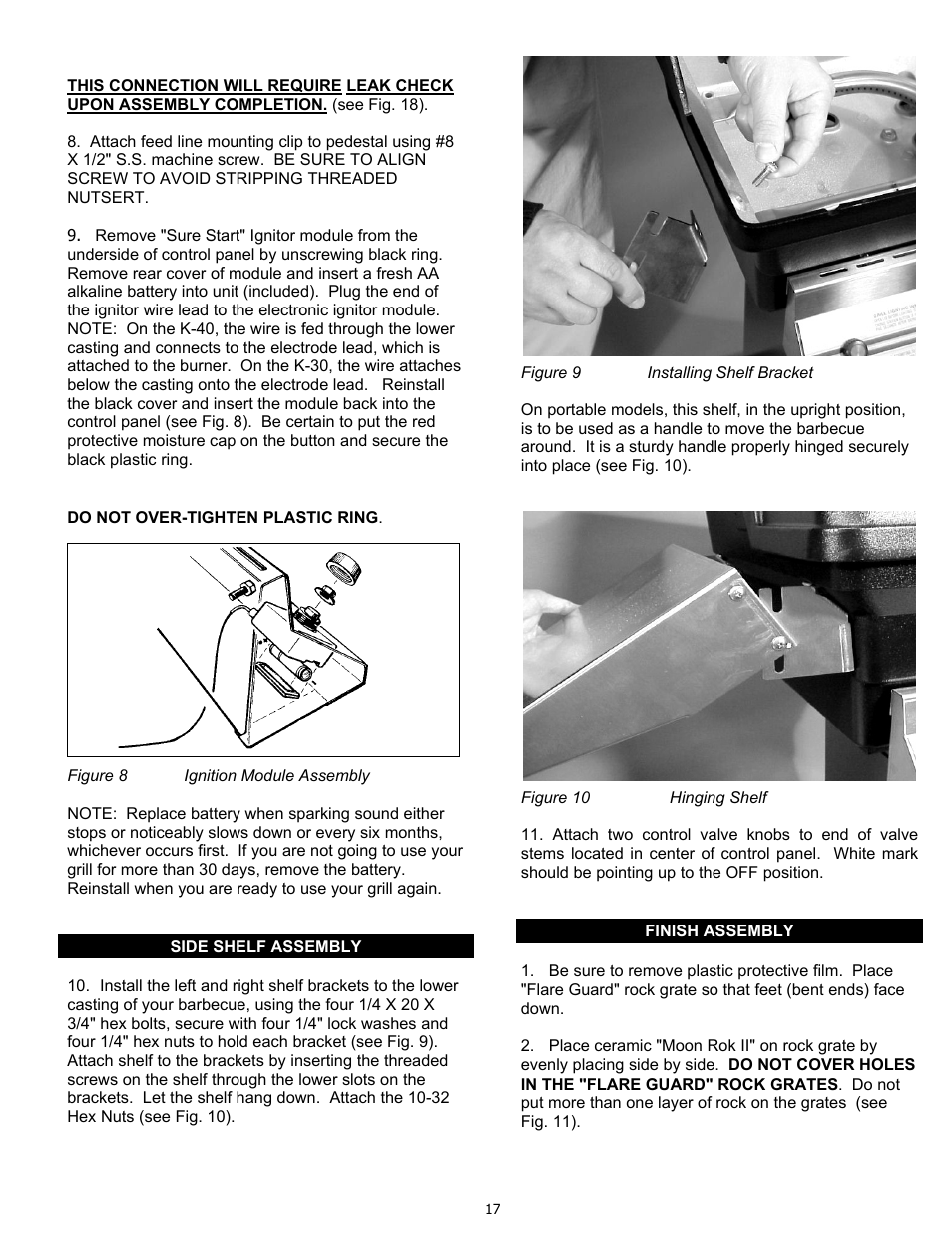 Figure 8 ignition module assembly | PGS K-40 User Manual | Page 17 / 25