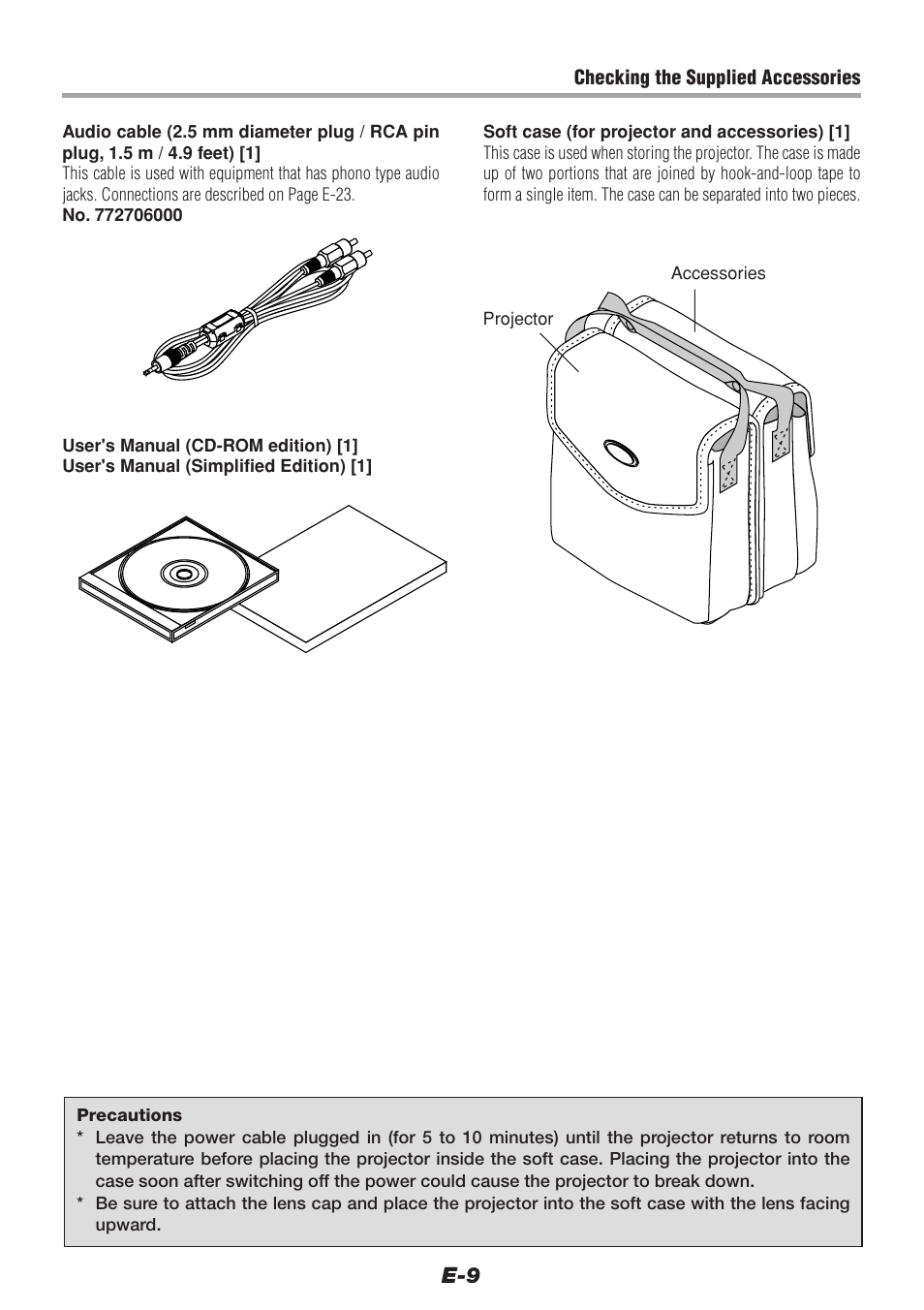 PLUS Vision V-1100Z User Manual | Page 9 / 72