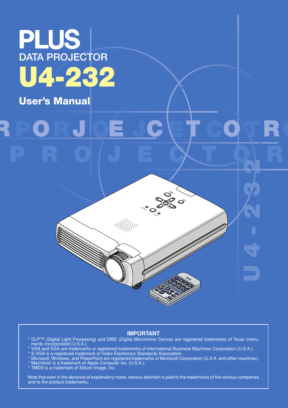 PLUS Vision U4-232 User Manual | 64 pages