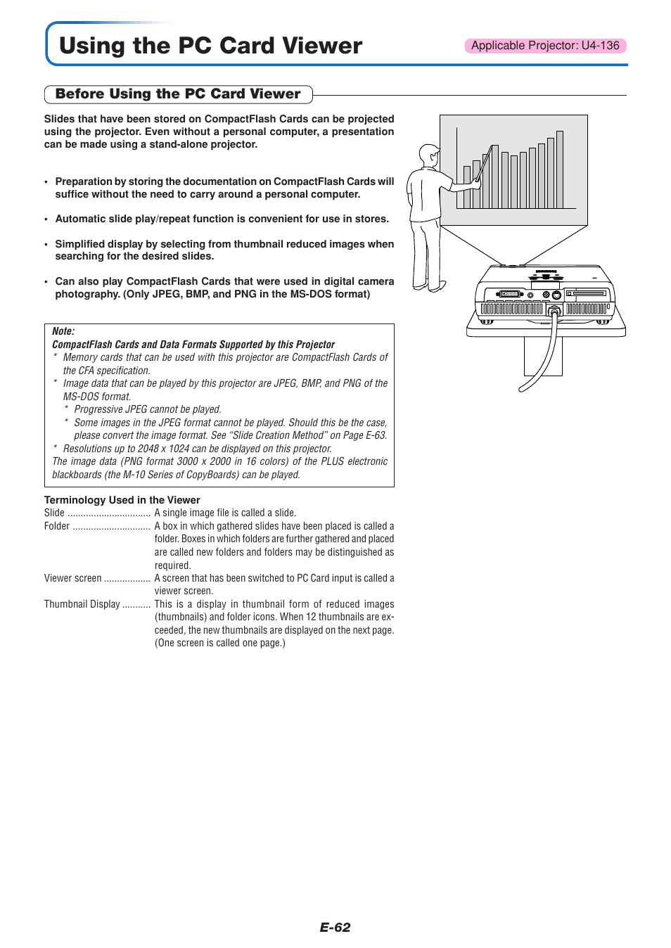 Using the pc card viewer, Before using the pc card viewer | PLUS Vision U4-111 User Manual | Page 63 / 80