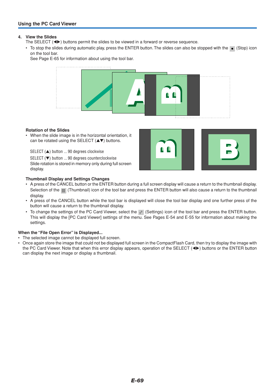 E-69 | PLUS Vision U4-111 User Manual | Page 70 / 80